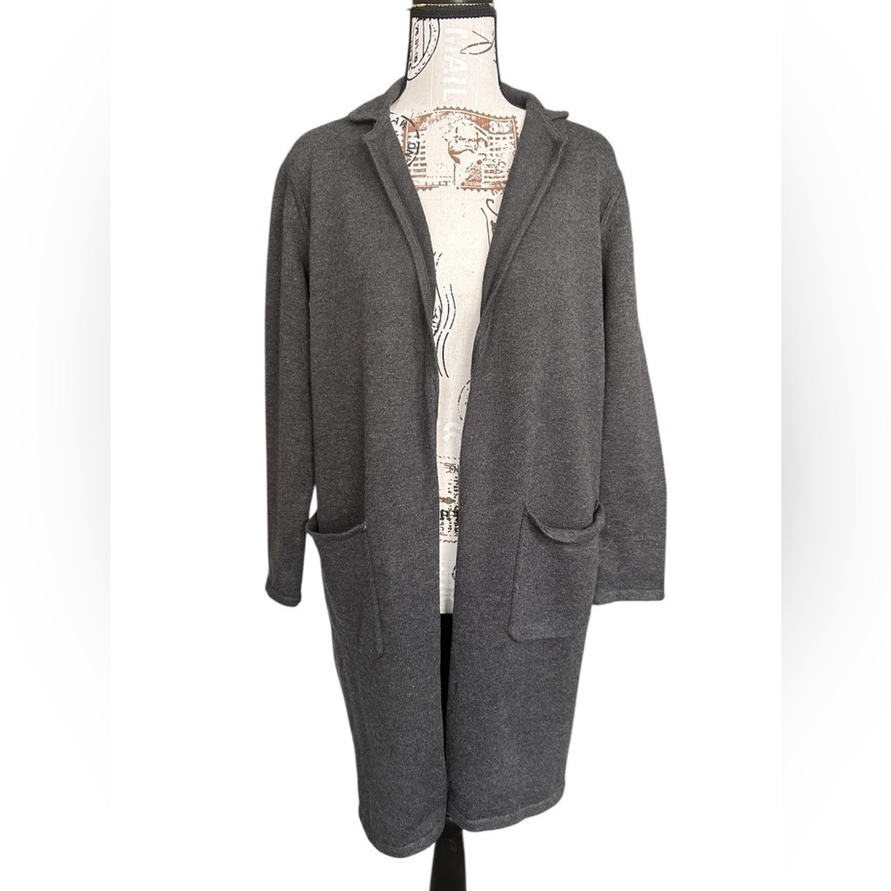 Banana Republic NWT Charcoal Gray Open Cardigan size XSP